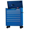 41W22R-DBC - 4S SINGLE BAY 22" TOOL BOX SAPPHIRE BLUE/CHROME
