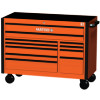 5225RX-OB - 5S DOUBLE BAY 25" DEEP TOOL BOX TALON ORANGE PAINT W/ BLACK TRIM