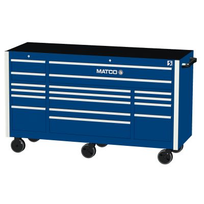 5S 3BAY ROLLAWAY BLUE/CHR TRIM