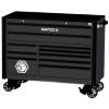 6225RX-SVB - 6S DOUBLE BAY 25" DEEP TOOL BOX SILVER VEIN PAINT W/ BLACK TRIM