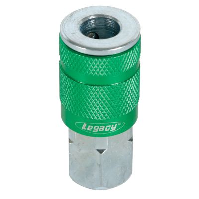 1/4 IN FEMALE GREEN COUPLER