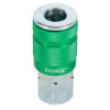 71410G - 1/4 IN FEMALE GREEN COUPLER