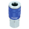 72410B - 1/4 IN NPT FEMALE BLUE COUPLER