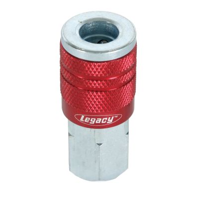 1/4 In NPT FEMALE RED COUPLER