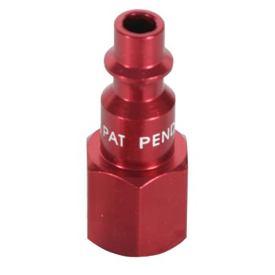 1/4 IN NPT FEMALE RED PLUG