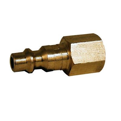 1/4 BRASS NPTF COUPLER PLUG