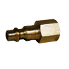 ACP20B - 1/4" BRASS NPTF COUPLER PLUG