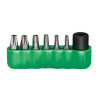 BSATPTX7A - 1/4" DRIVE 7 PIECE QUIKBIT TAMPERPROOF TORX BIT DRIVER SET