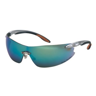 HD SILVER FRAME BLUE LENS