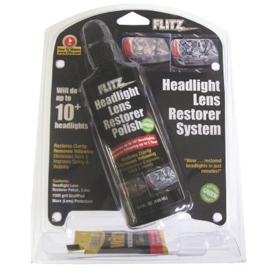 HEADLIGHT LENS RESTORER SYSTEM