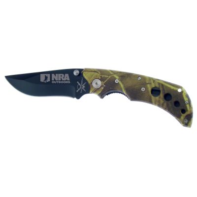 ASSISTED OPEN CAMO KNIFE