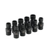 SBUPM102V - 3/8" DRIVE 10 PIECE  UNIVERSAL  METRIC 12 POINT IMPACT SOCKET SET