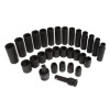 SCPMSE306P - 1/2 IN DRIVE 30 PC METRIC SILVER EAGLE IMPACT SOCKET SET