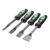 SCS4GA - 4 PIECE GREEN HEAVY DUTY CARBON SCRAPER SET