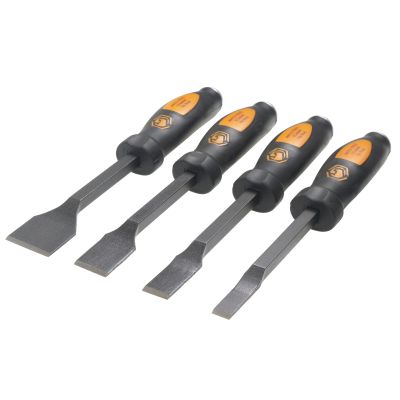 4 PC CARBON SCRAPER SET ORANGE