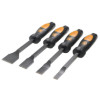 SCS4MA - 4 PIECE ORANGE HEAVY DUTY CARBON SCRAPER SET