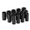 SDDP146V - 3/4" DRIVE 14 PIECE DEEP SAE 6 POINT IMPACT SOCKET SET