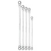 SRFBXLM52TA - 5 PIECE EXTRA LONG DOUBLE FLEX RATCHETING WRENCH SET
