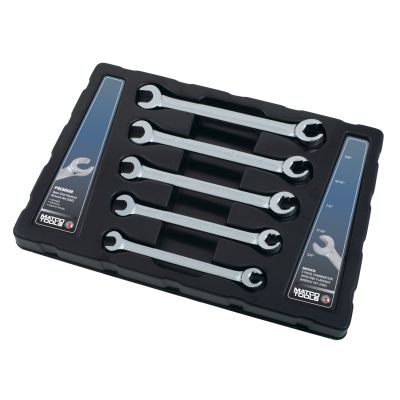 5 PC SAE FLARENUT COMB WRENCH