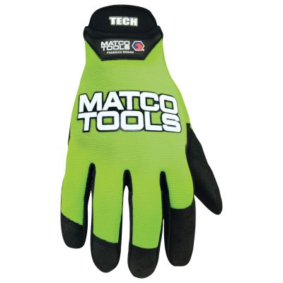 TECH GLOVE HI-VIZ MEDIUM