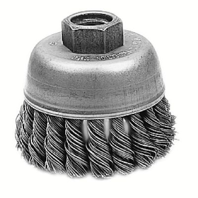 2-3/4 IN KNOT WIRE CUP BRUSH
