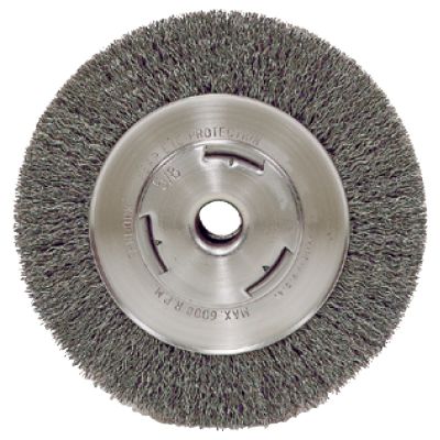 6X 1 IN CRMPD WIRE WHEEL BRSH
