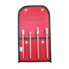 Z4NF4 - 4 PC LONG SHANK NON-FERROUS  BURR SET