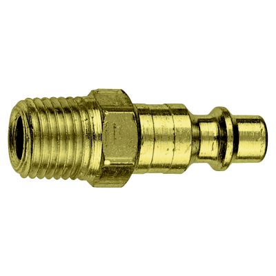 1/4 BRASS NPTM COUPLER PLUG