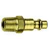 ACP21B - 1/4" BRASS NPTM COUPLER PLUG