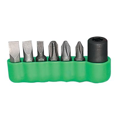 7PC 1/4 PH/SL BIT DR SET