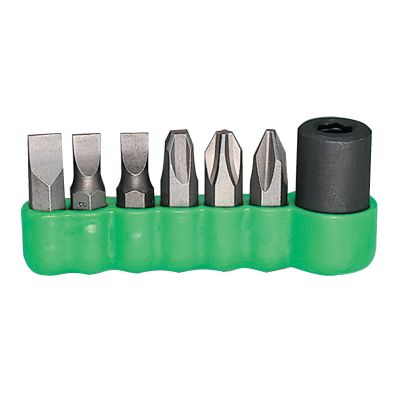 7PC 3/8 PH/SL BIT SET