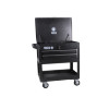 CART2D-SV - 2 DRAWER TOOL CART-SILVER VEIN