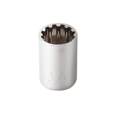1/2" DR SPLINE SOCKET 3/4"