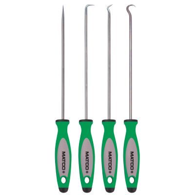 4 PC LONG HOOK-N-PICK SET -GRN