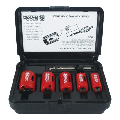 7 PC. HOLESAW KIT