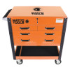 MSC4O - DELUXE HVY DTY SVC CART -ORNAG