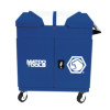 MSCL440-BL - FULL SIZE 2 DRAWER MUSCLE CART BLUE