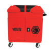 MSCL440-R - FULL SIZE 2 DRAWER MUSCLE CART RED