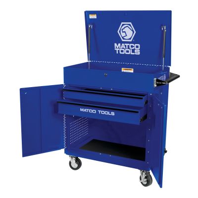 EXTRA STORAGE SERVICE CART BL