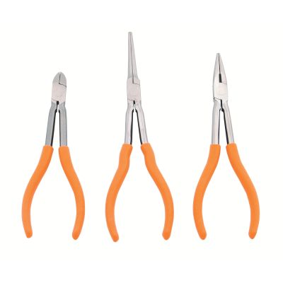 3 PC MINI PLIER SET ORANGE