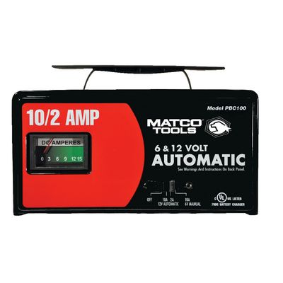 6/12V, 10/2A, AUTO CHARGER
