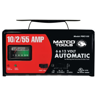 6/12V, 10/2A AUTO BENCH CHARGE