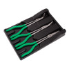 PNG3SB - 3 PIECE EXTRA LONG GREEN NEEDLE NOSE PLIERS SET