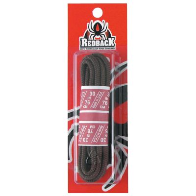 REDBACK LACES 30 BROWN (6-PK)
