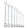 S7GRCXL8 - 8 PIECE 72 TOOTH EXTRA LONG SAE COMBINATION RATCHETING WRENCH SET