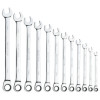 S7GRCXLM12 - 12 PIECE 72 TOOTH EXTRA LONG METRIC COMBINATION RATCHETING WRENCH SET