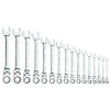 S7GRFM16 - 16 PIECE 72 TOOTH FLEX COMBINATION METRIC SET