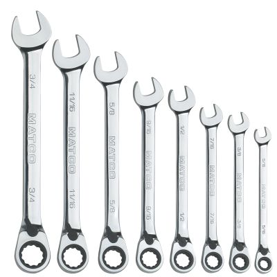 8 PC 72TH REV CMB SAE SET