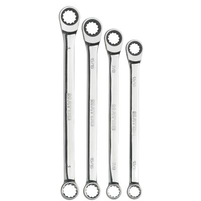 4 PC 90TH DBL BOX SAE SET