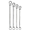 S9GRBL4 - 4 PIECE 90 TOOTH RATCHETING DOUBLE BOX SAE SET